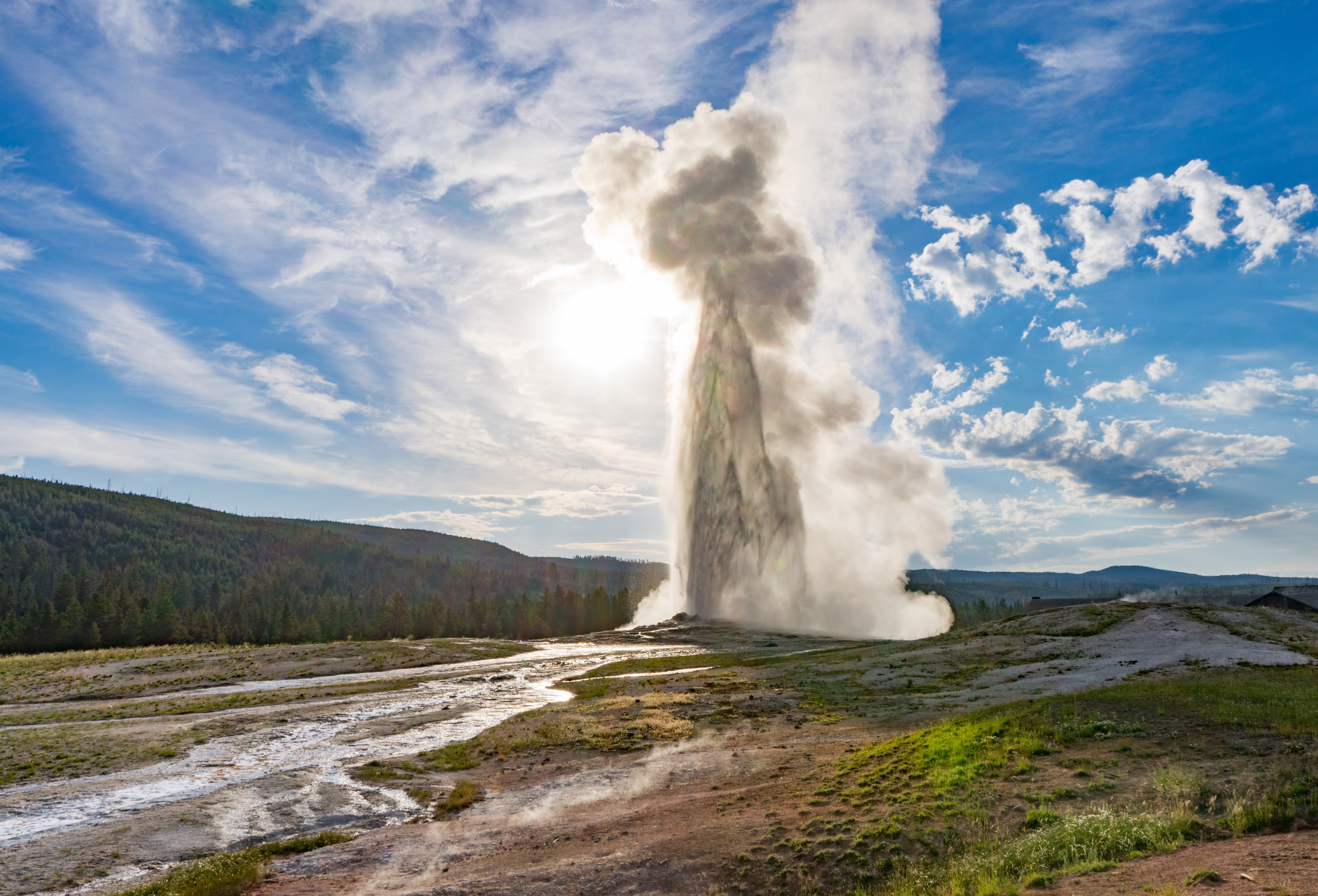 Old Faithful geyser
